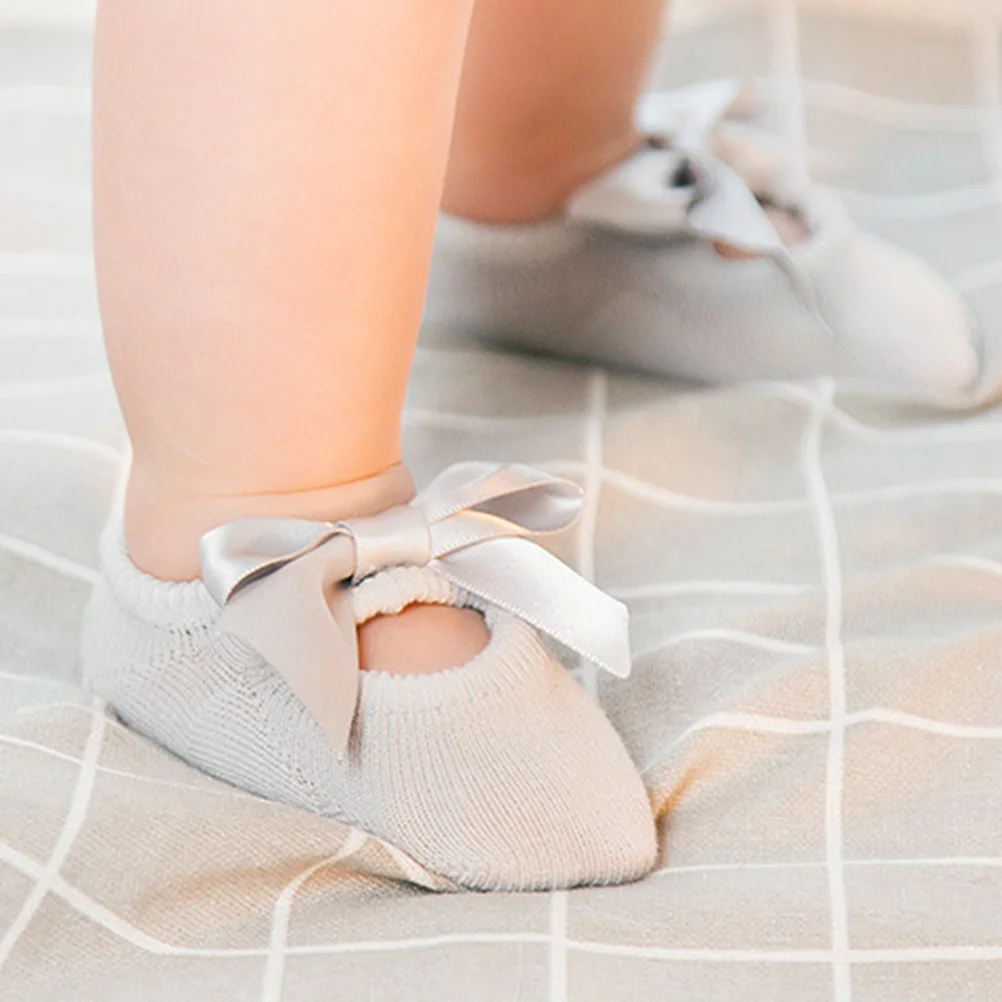 

3pcs Cotton Baby Size For 0-12 13-36 Months Soft Breathable Anti-Slip Floor Socks For Toddlers Infant Kids Socks