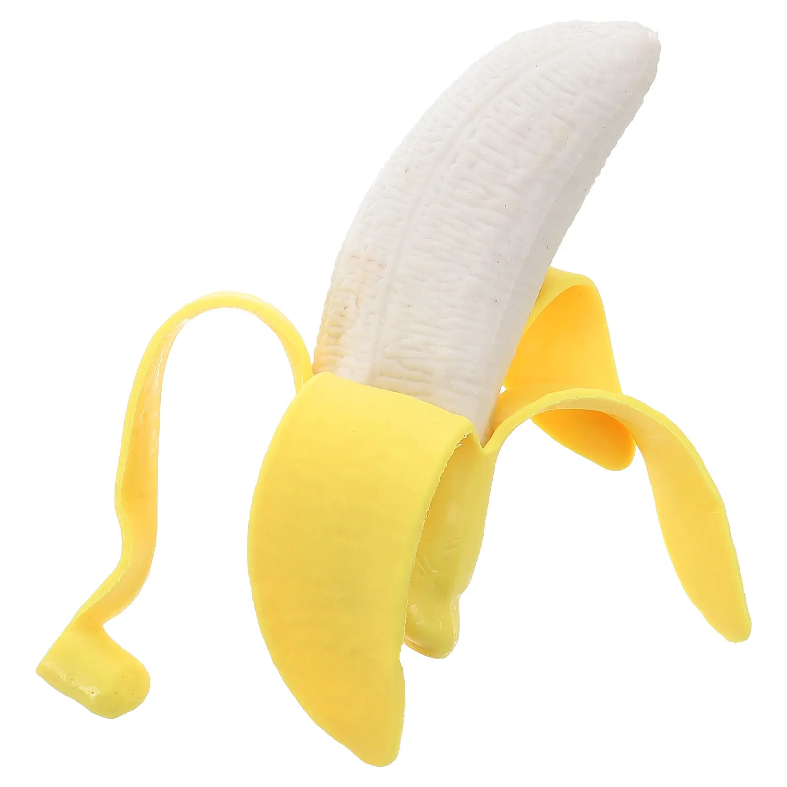 

Realistic Fake Banana Lifelike Peeling Fruit Prank Prop for Kitchen Decor Party Decorations Creative Artificial Decorative Fruit
