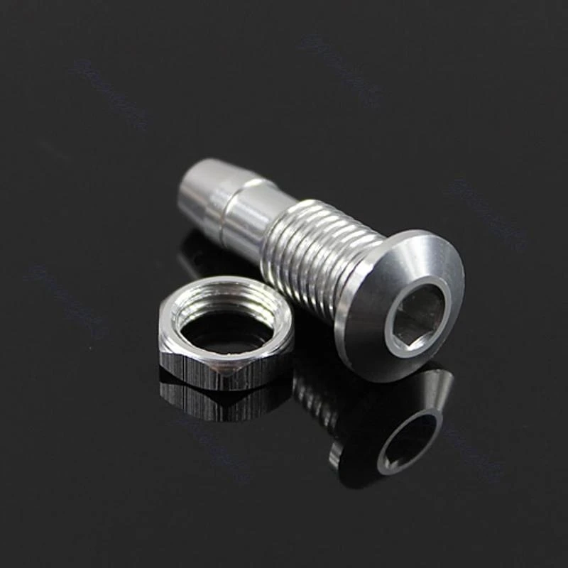 A5YC New Aluminum Water Outlets Thread With O-ring Screws For Large RC Boat