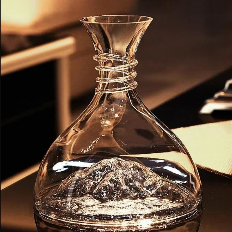 Iceberg Decanter Luxury and High-end Household Fast Decanter Divider Creative Crystal Glass Red Wine Decanter