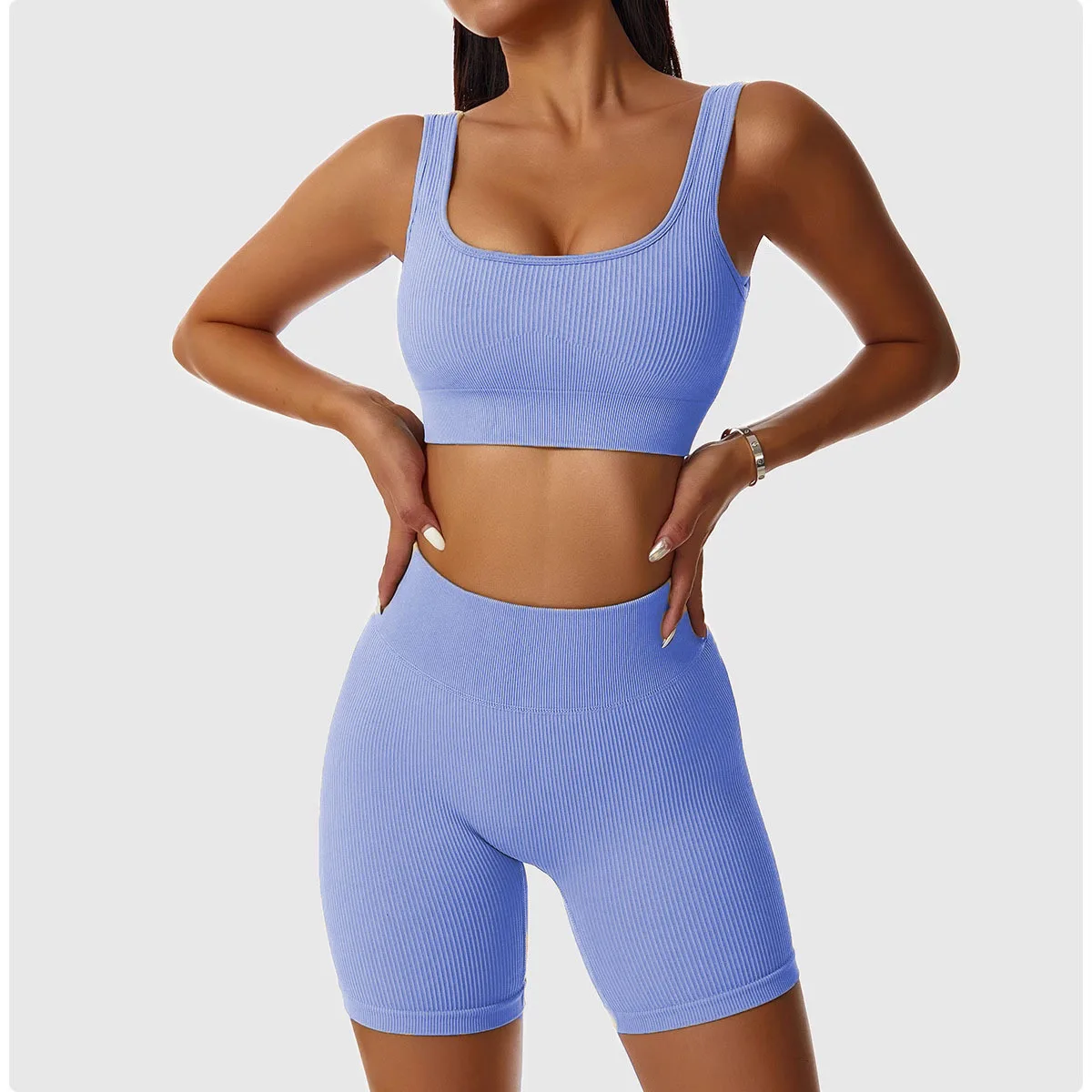 Damen High-Waist Biker-Shorts mit Po-Lifting-Effekt - Atmungsaktive, feuchtigkeitsableitende Kompressionsshorts für Laufen, Fitness & Yoga – Detail 21
