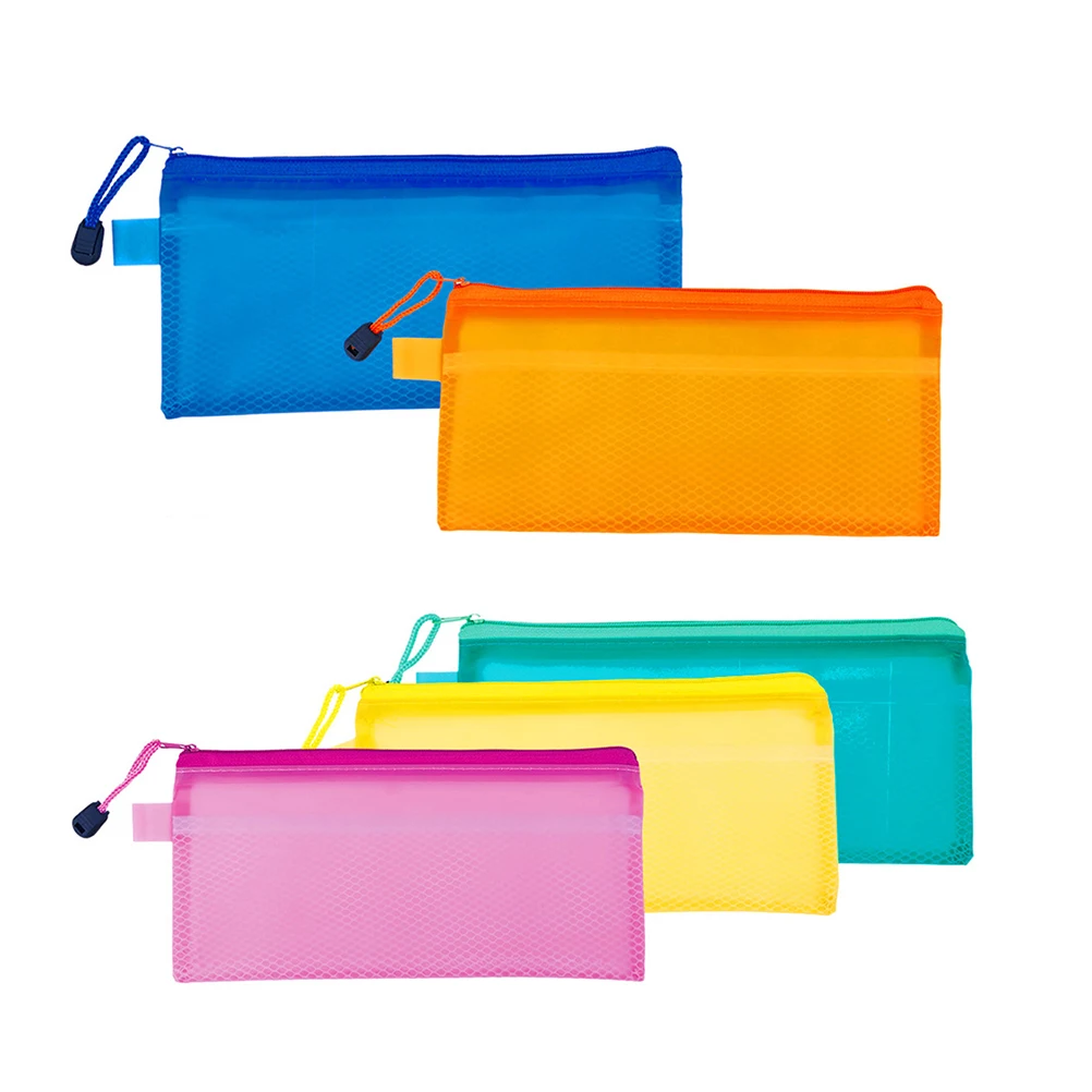 

Waterproof File Bag Office Folders Dry Portfolio Matte A4 Clip Net Zipper Vacuum Travel