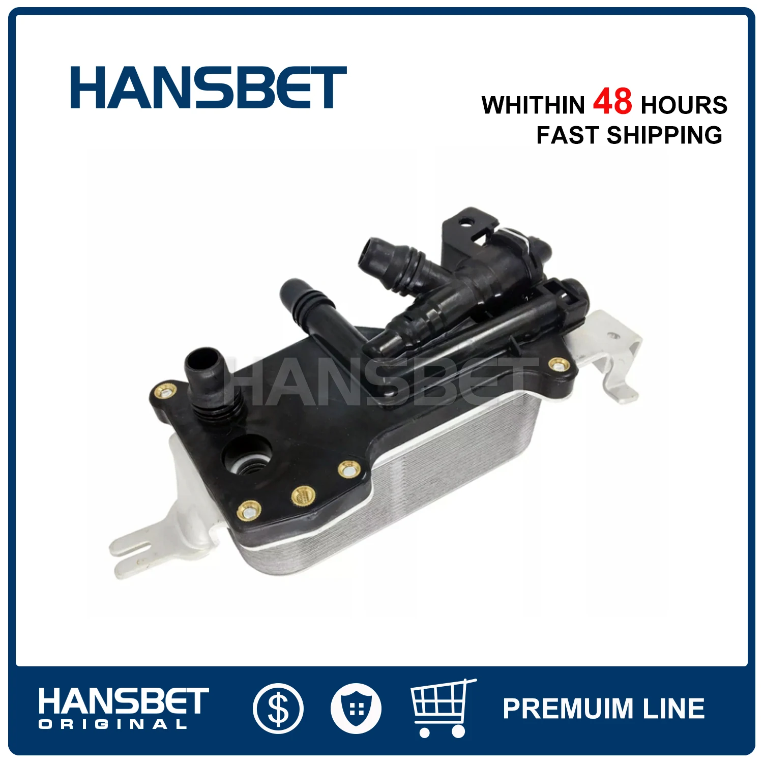 

Heat Exchanger Oil Cooler For BMW F01 730I N52N F02 730Li 17217638579 HANSBET