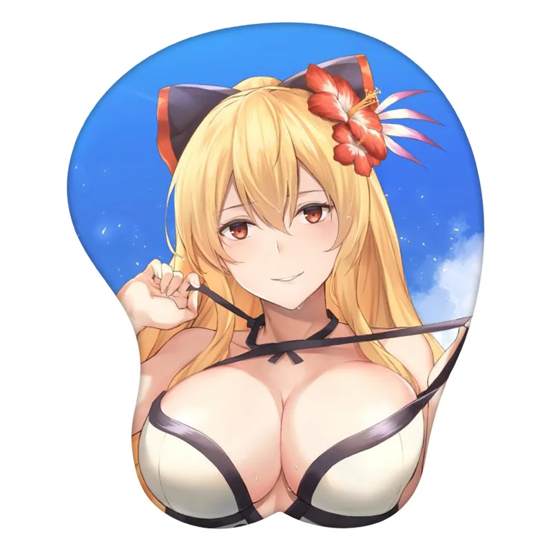 

Vira Lilie Granblue Fantasy Anime 3D Mouse Pad Wrist Rest Silicone Sexy Creative Gaming Mousepad Mat