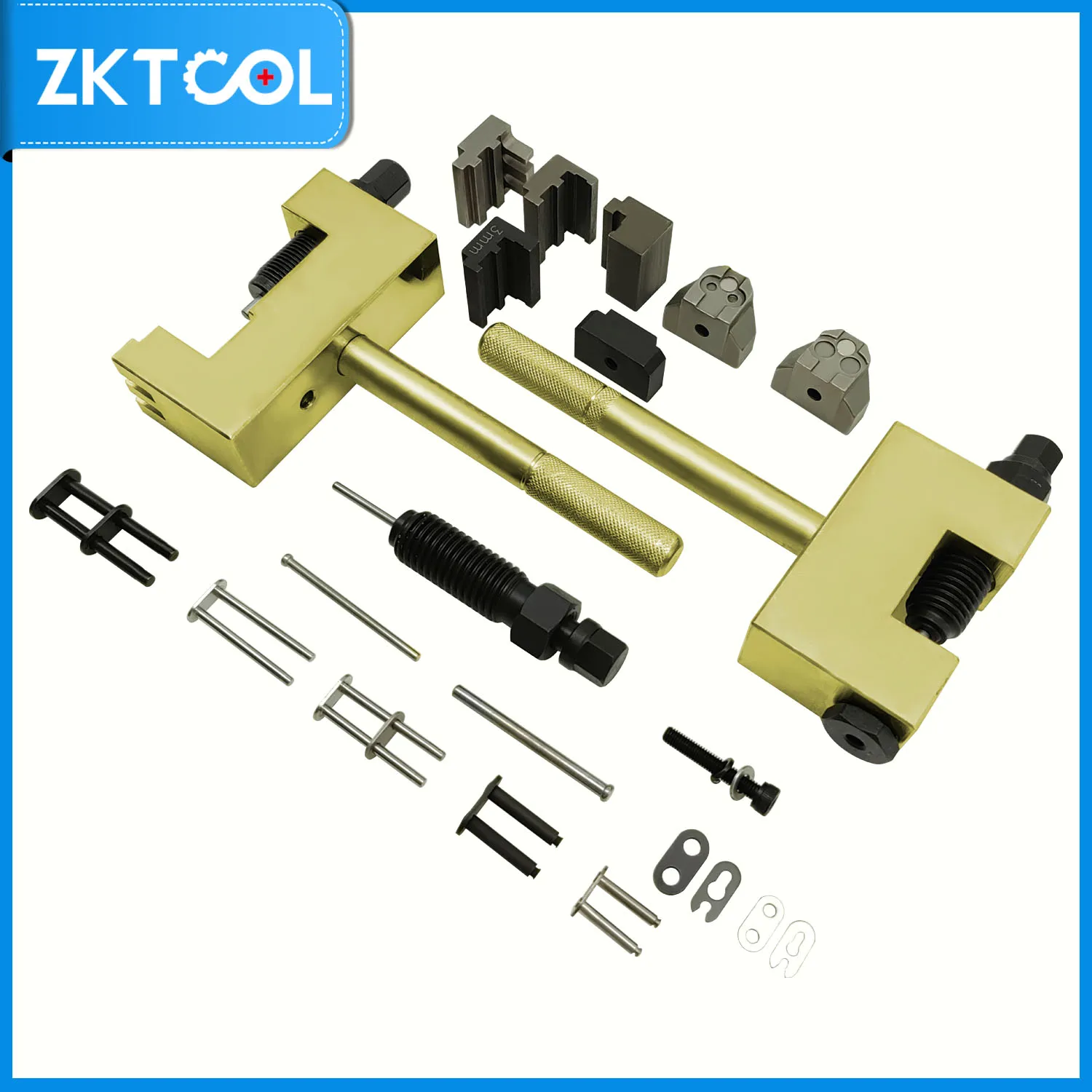 Engine Camshaft Timing Chain Riveting Removal Installation Tool Kit for Mercedes Benz M271 M272 M273