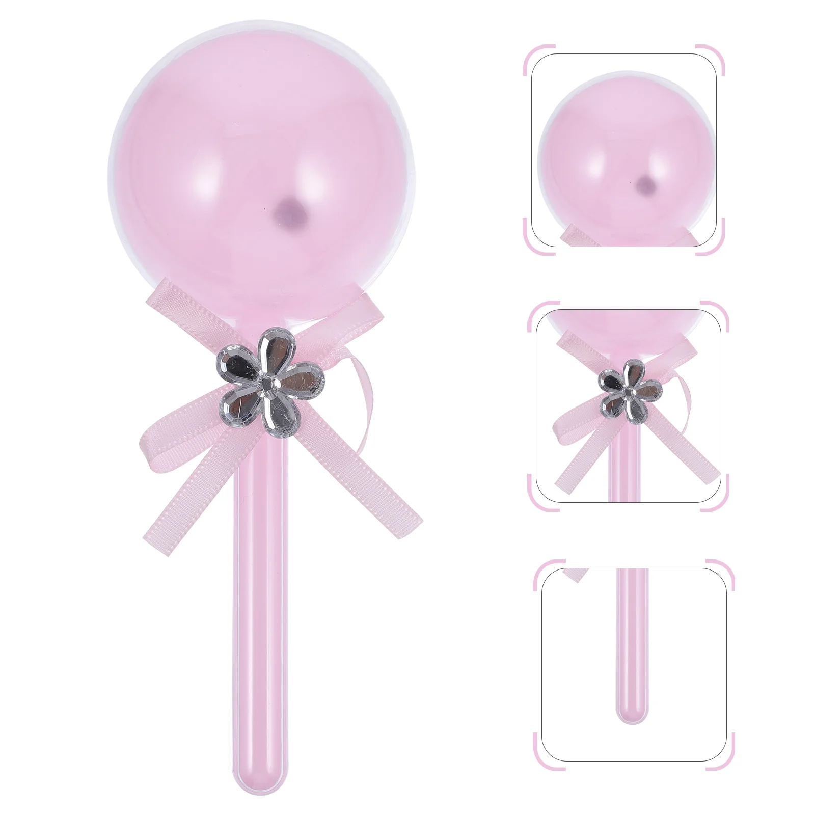 

16 Pcs Lollipop Candy Packaging Baseball Box Pink Decor Reusable Boxes Ribbon Lollipops
