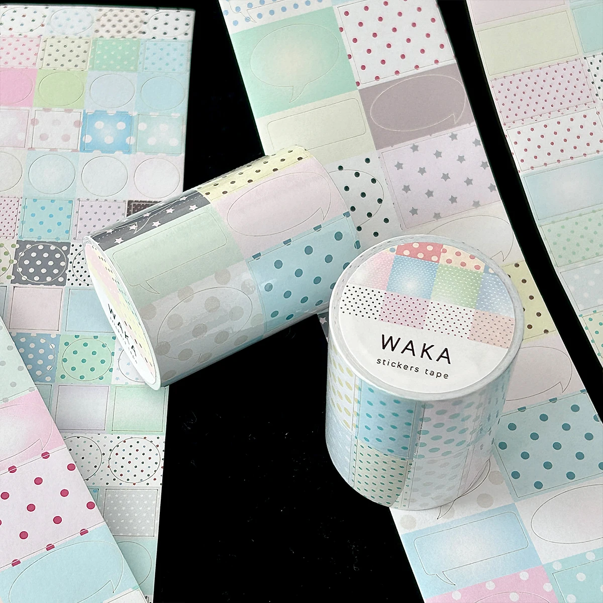 

Наклейки-стикеры в рулоне, цвета Моранди, базовые точки, стикеры-пузырьки для ведения дневника, в стиле INS, для украшения скрапбука