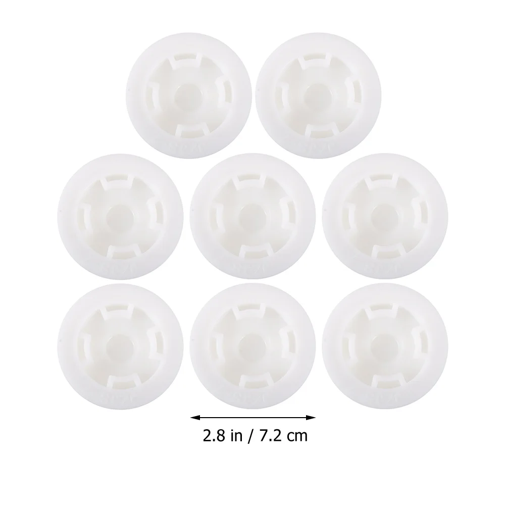 8 Pcs Oil Drum Seal Cover Chemical Barrel Plastic Plug Kettle Lid Caps White Gallon