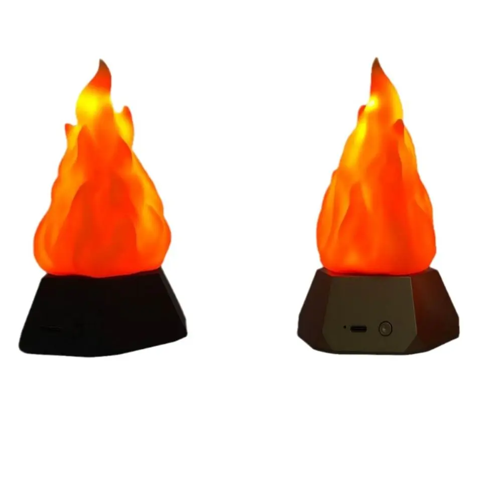 Waterproof Design LED Simulation Flame Light USB Flame Simulation Camping Light Decorative Light LED Atmosphere Decoration Lamp