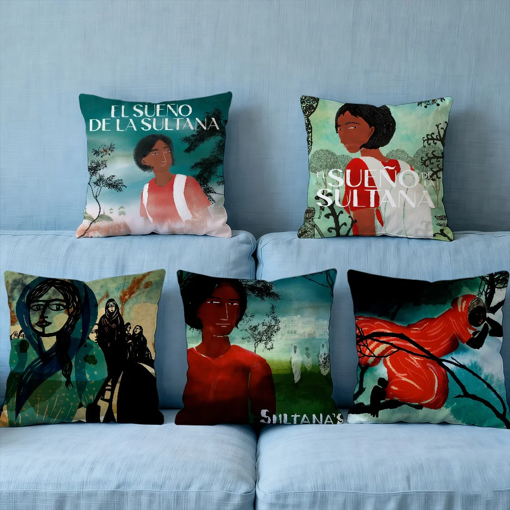El Cushion Cover La Decorative Sultana De Throw Sueno Sultanas Pillow Modern Square Romantic Couch Sofa Dream Bed Car