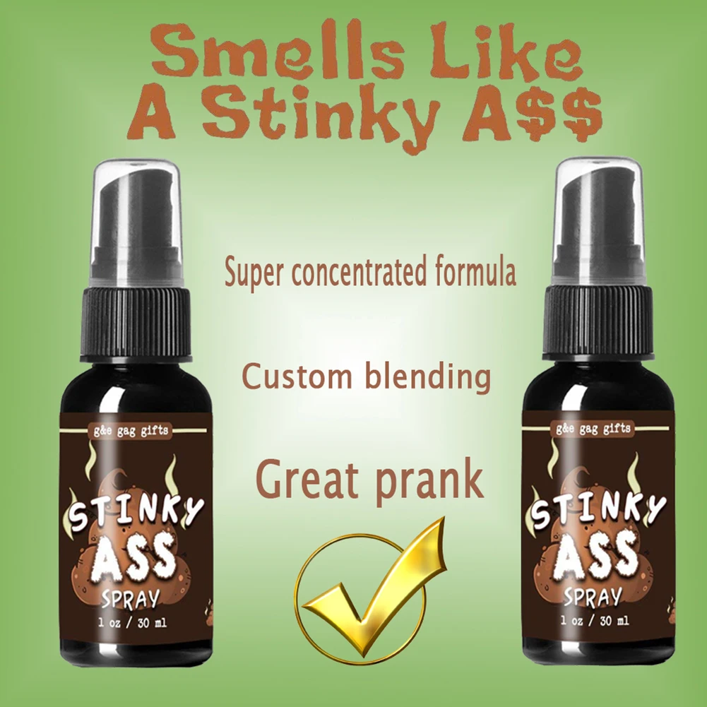 30ml Prank Fart Spray Fart Gag Poop Spray Joke Stinky Fart Spray Gag Gift for Adults Kids