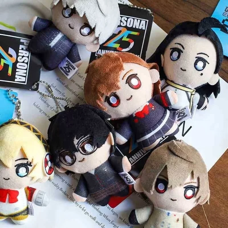 10CM Persona Plush Toy 25th Anniversary Joker Shiomi Kotone Yuuki Makoto Cosplay Anime Plushie Pendant Kids Christmas Gifts