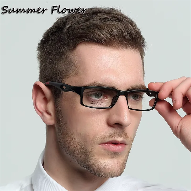 

TR90 Sports Glasses Men Eyewear for Recipe Eyewear Light Myopia Eyeglasses Frame Male Spectacle Durable Gafas