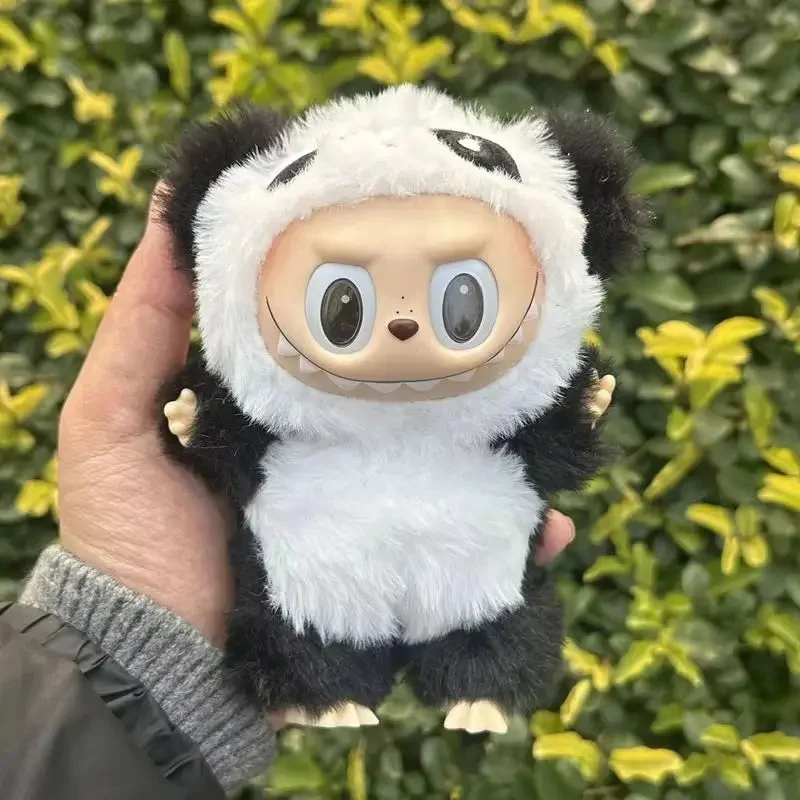 2025 New Hot Sale Replica Monster Labubu Series Cute Chinese Panda Creat Handmade Change Doll Ornaments Desktop Toy Holiday Gift