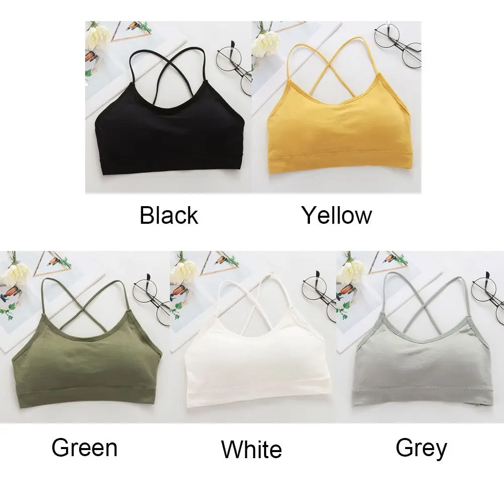 Women Cross Strap Sports Bra Push Up Sport Bra Top Yoga Gym Crop Top Brassiere Femme Fitness Top Sport Bh Breathable Bras