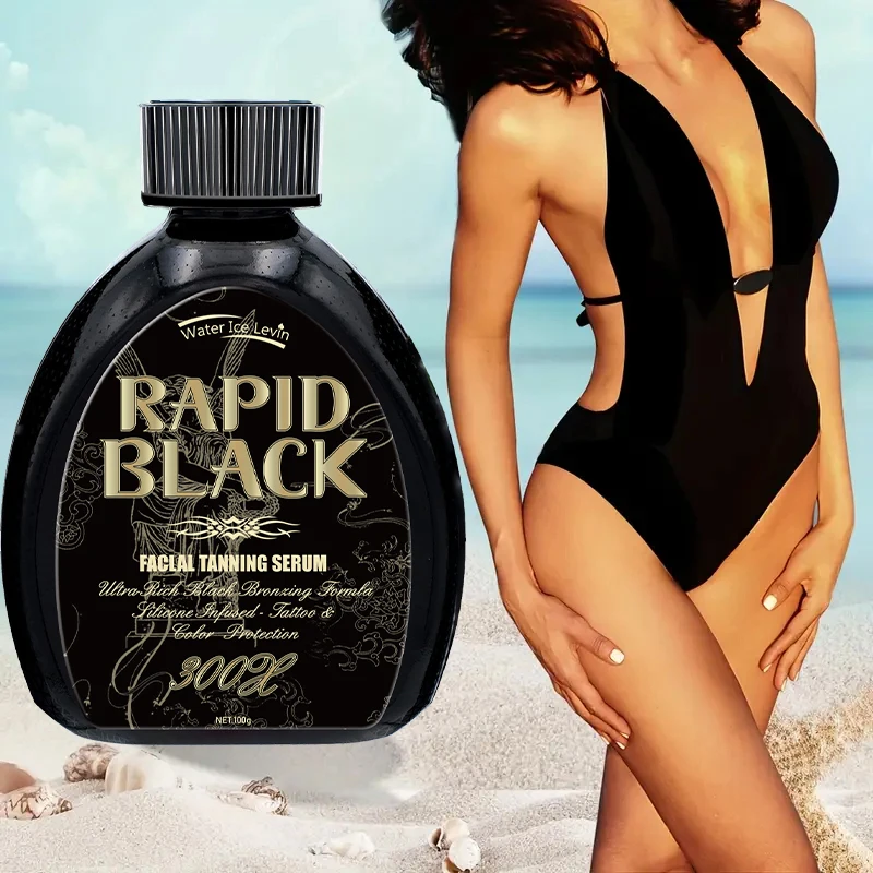 Tanning Lotion - Rich in Ceramide, Glycerin, Mineral Oils, Collagen, and Hyaluronic Acid, It Moisturizes the Skin and Helps You Achieve the Desired Skin Tone