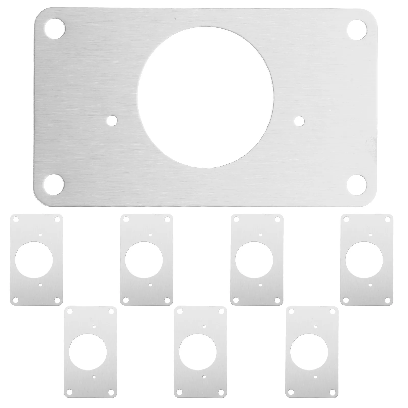 8Pcs Stainless Steel Cabinet Hinge Repair Plates Heavy Duty Fixing Kit for Kitchen Cabinet Door Hinge Repair Tools