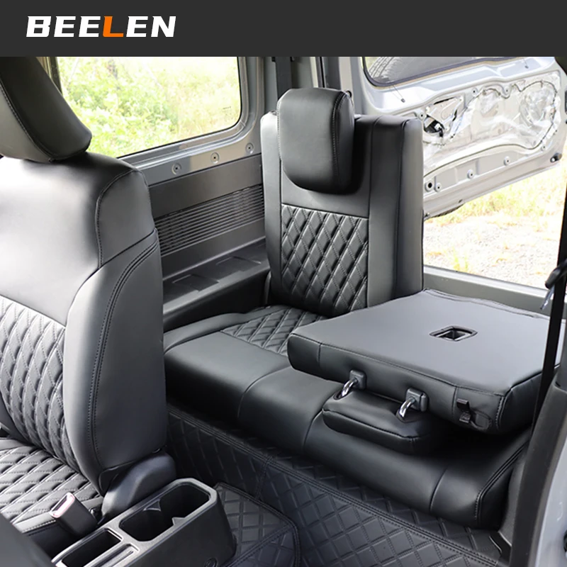 For Suzuki Jimny JB64 Sierra JB74W 2019 2020 2023 Car Seat Cover Protector Cushion Pad Nappa leather material Accessories