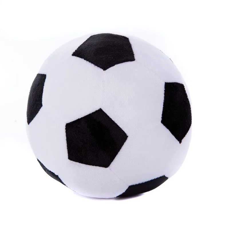 Football Pillow Velvet Cushion  Plush PP Cotton Filler Soft Football Sofa Bed Room Home Decoration Pillowcase Kids Toy