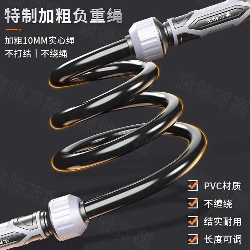 Thickened 10MM Weight-bearing Skipping Rope To Increase Weight Loss Burning Fat Fitness Exercise Adult Skipping Rope