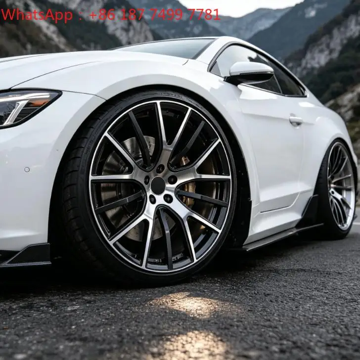 19-24 Inch 5x112 5x120 Machined Lip 6061-T6 Lightweight Monoblock Forged Alloy Wheel Rims Performance Car Wheels
