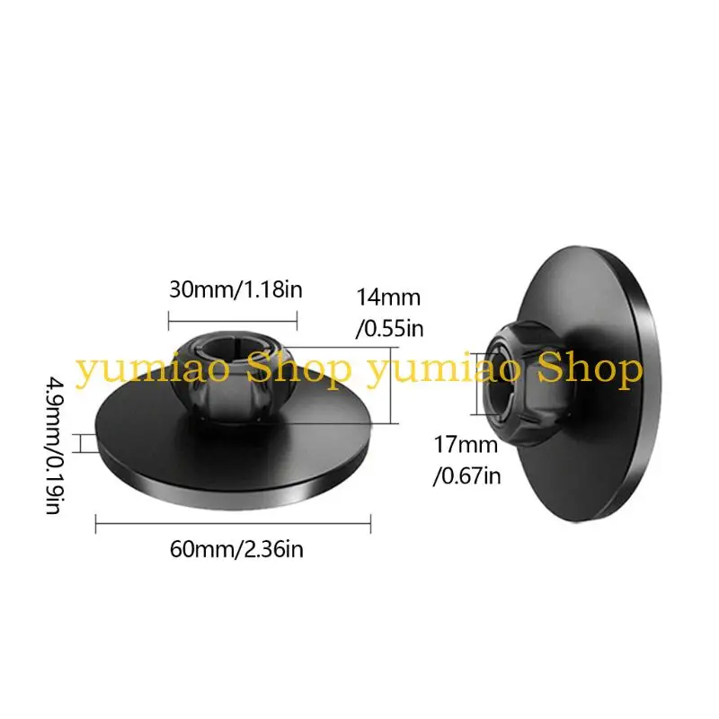 587B Aluminum Construction Base With 17mm Ball Joint And 1/4 Screw Hole For Smartphone Stand Accessories