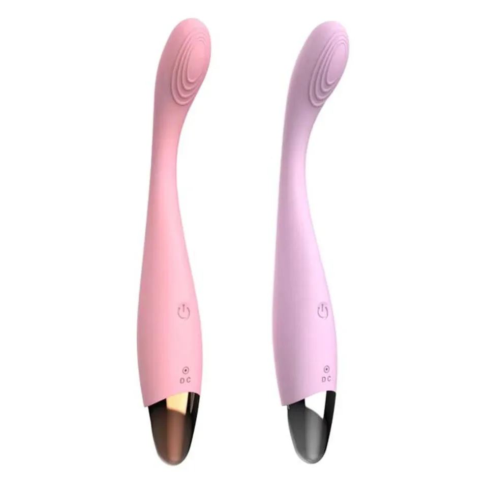 New Export Model Female Sexual Toys Silicone G-spot Clitoral Stimulator Vibrating Massage Wand Masturbator USB Vibration