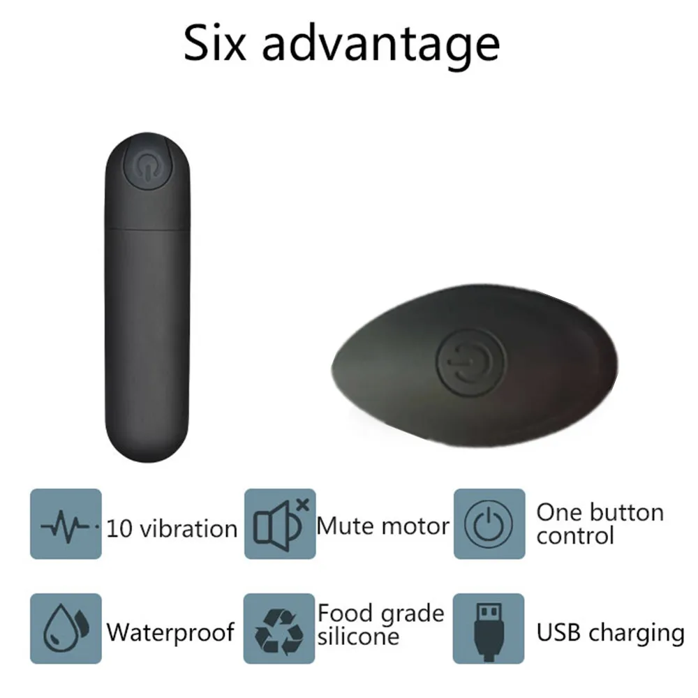 USB تهمة التحكم عن بعد صغيرة قوية رصاصة هزاز البظر محفز المهبل الكبار الجنس لعب للنساء الاستمناء متجر #5