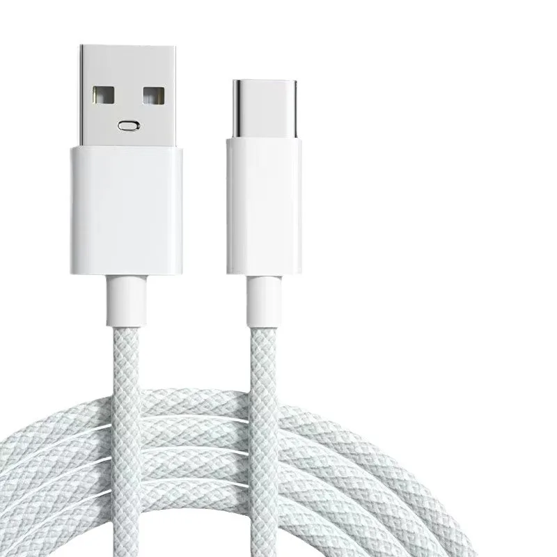 20W PD USB Type C Fast Charging Cable For iPhone 15 Pro Max Plus Data Cord Nylon Braided For Samsung Xiaomi Fast Charger Cable