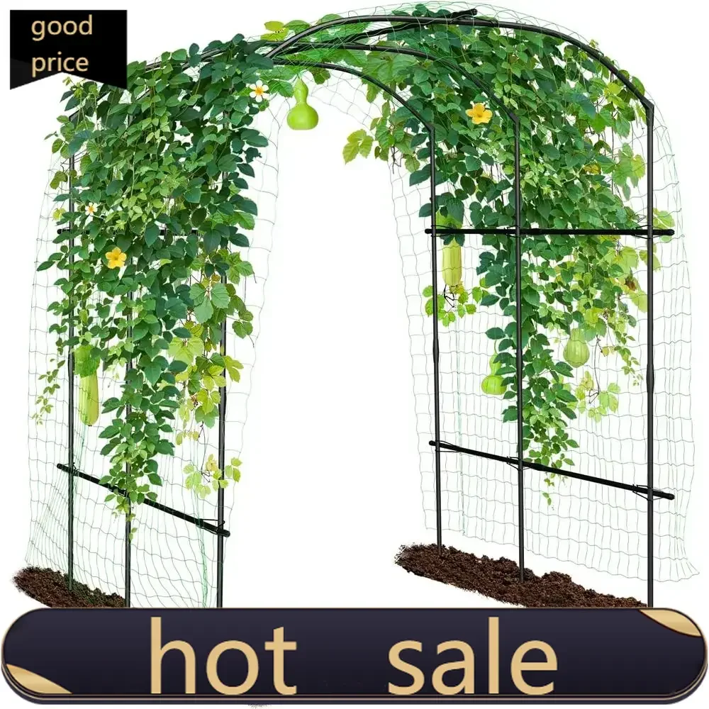 

Популярная уличная металлическая арка-пергола, 87 x 71 x 75, высокий садовый туннель для вьющихся растений и лиан