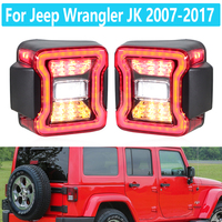 EUR Version LED Rear Tail Light For Jeep Wrangler JK 2007-2017 Fog Lamp Turn Signal Light Warning Stop Brake Tail Light Assembly