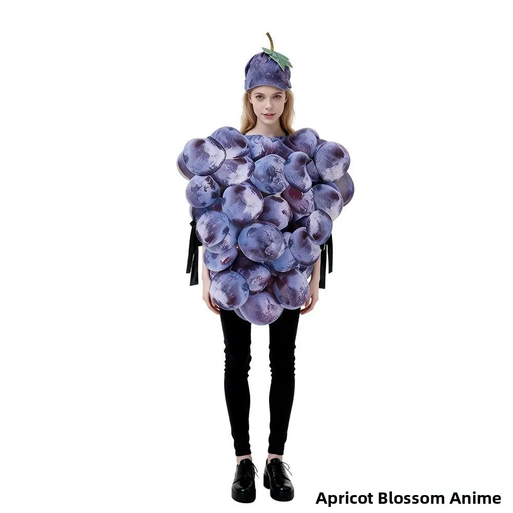 

Cross-Border loween Stage Costume Fruit Par Sports Event ape Suit Role-Plang Clothes Women's Ethnic Stage Costume
