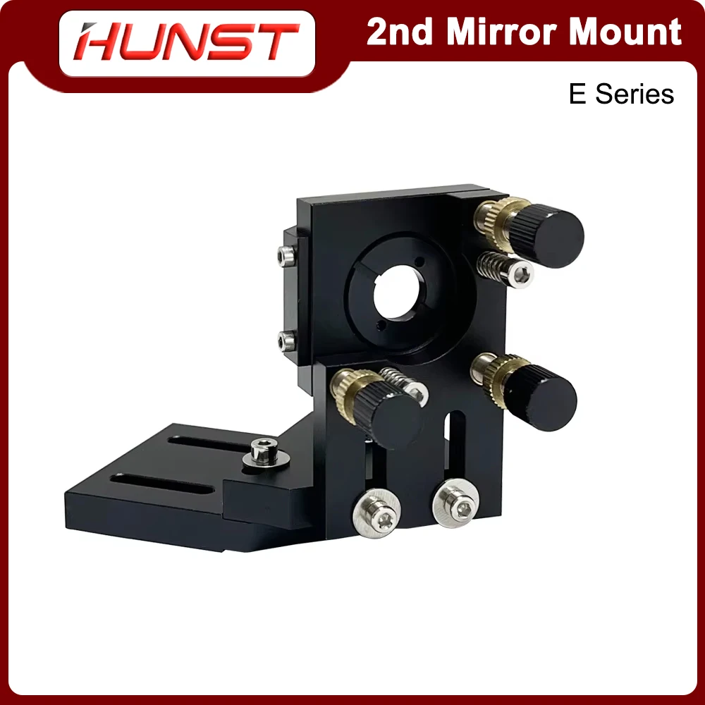 Hunst E Series CO2 أسود ثاني ليزر جبل مرآة جبل 25 مم عدسة قوس متكامل لآلات النقش والقطع بالليزر