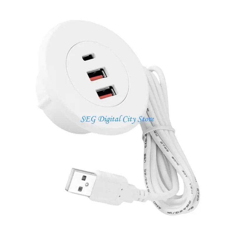 U75b Office Desk Office Tipo C Expander GROMMETS Organizadores Cable para estações trabalho