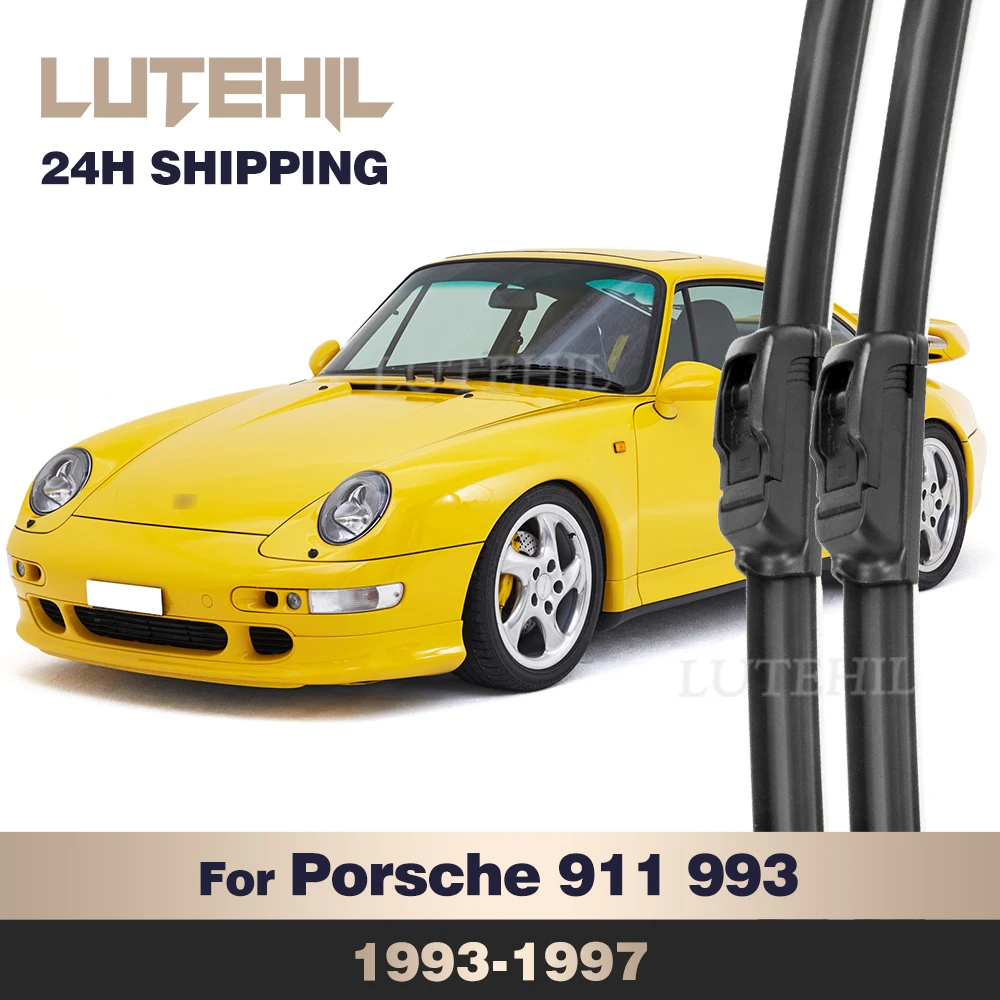 

For Porsche 911 993 1993-1997 1194 1995 1996 Wiper Front Wiper Blades Windshield Windscreen Window Brush 16"+15"