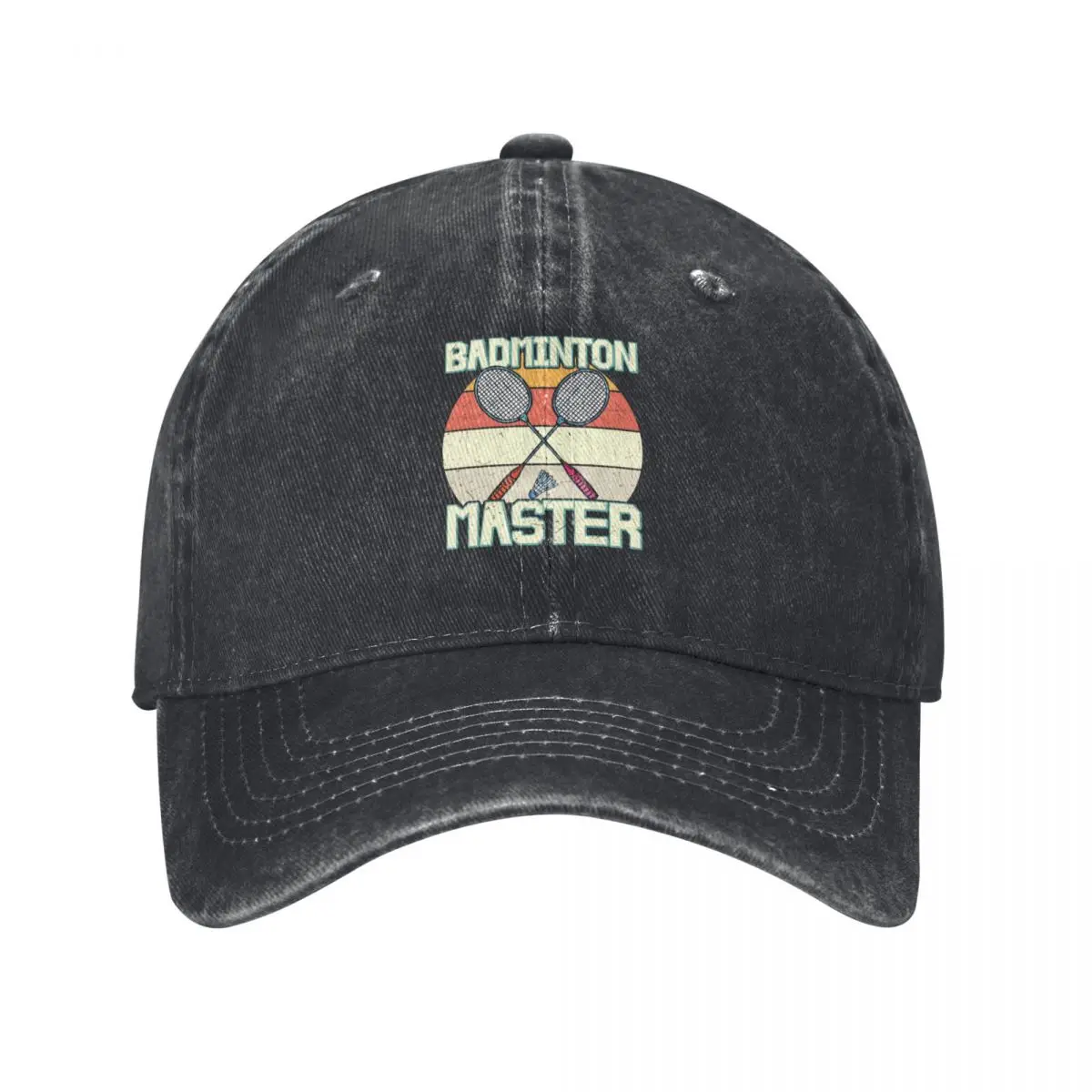 Badminton Master , Badminton Baseball Cap Military Cap Man Beach Outing Bobble Hat Women's Golf Clothing Men's