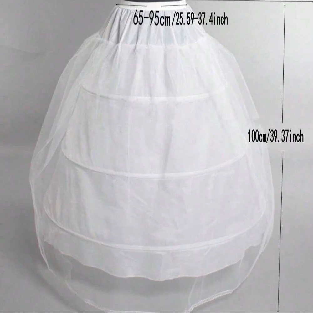 Ballkleid Braut Slip Hoop Rock Hochzeit Petticoat Unterrock Krinoline – Detail 6