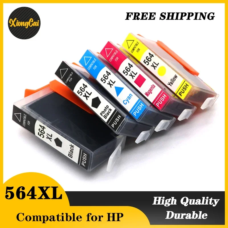 Compatible 564 564XL Ink Cartridge for HP Photosmart 5510 5511 5512 5514 5515 5520 5522 5525 6510 6512 6515 6520 Printer