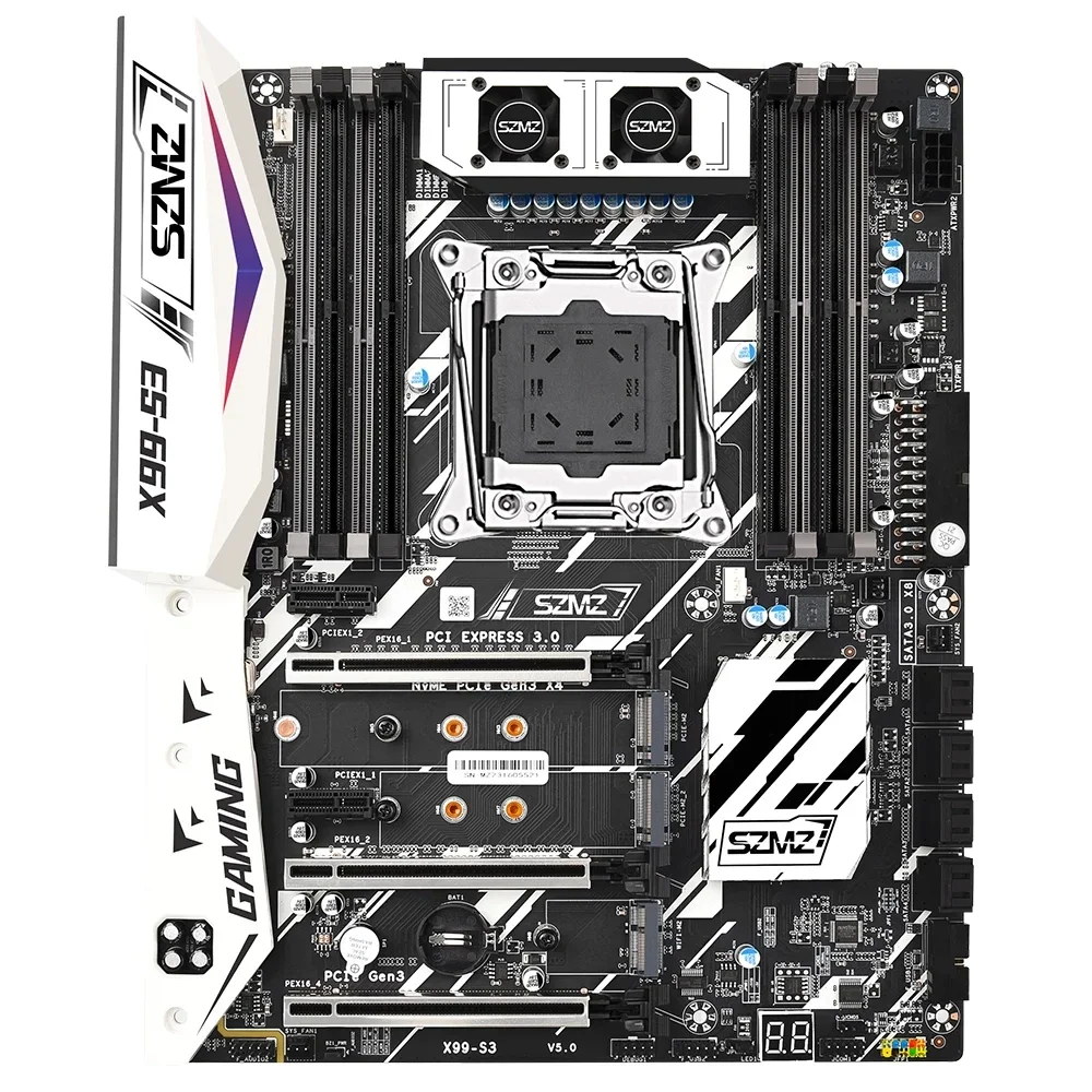 X99 Motherboard X99-S3 Support LGA 2011-3 Xeon E5 V3 V4 CPU Processor DDR4 RAM Four channel Memory ATX NVME M.2