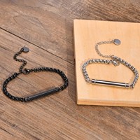 Ashes Round Urn Bracelets for Men Boys,Stainless Steel Cremation Bar Bracelet Box Chain Bracelet,Cremation Memorial Jewelry