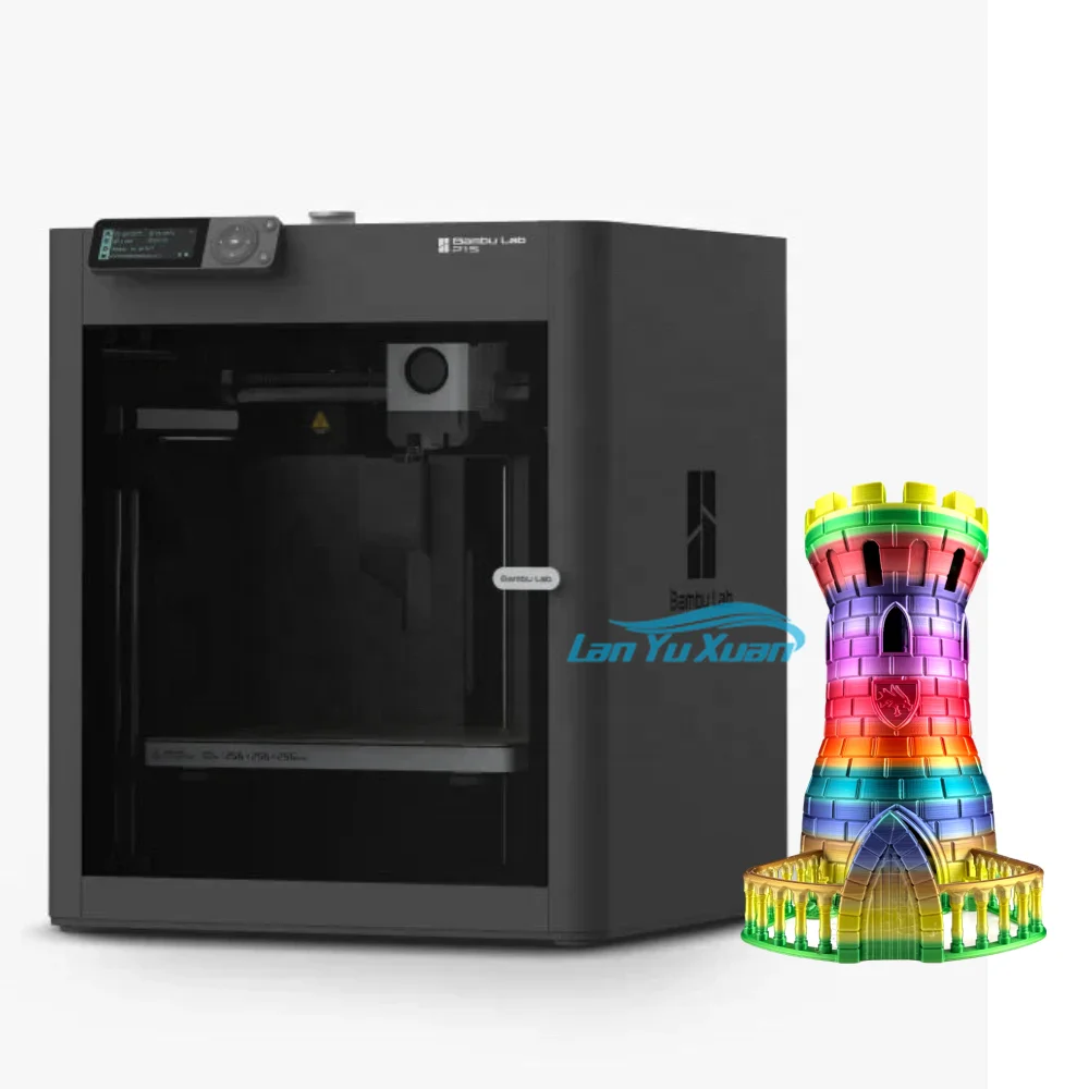 

Factory Wholesale Original New P1S Metal Industrial Big Fast Multicolor Desktop Enclosed Core-XY FDM Impresora 3D