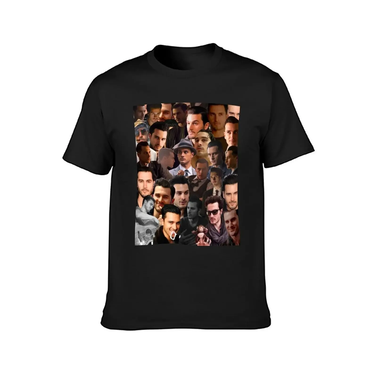 Michael Malarkey Photo Collage T-Shirt summer clothes sublime plus size men clothing