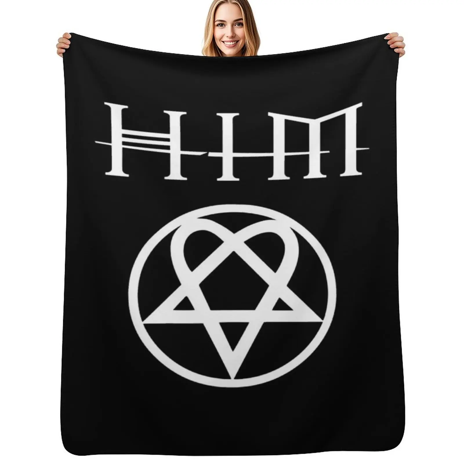 

HIM band 1 Throw Blanket Compact Warm Blanket for Car Road Trip