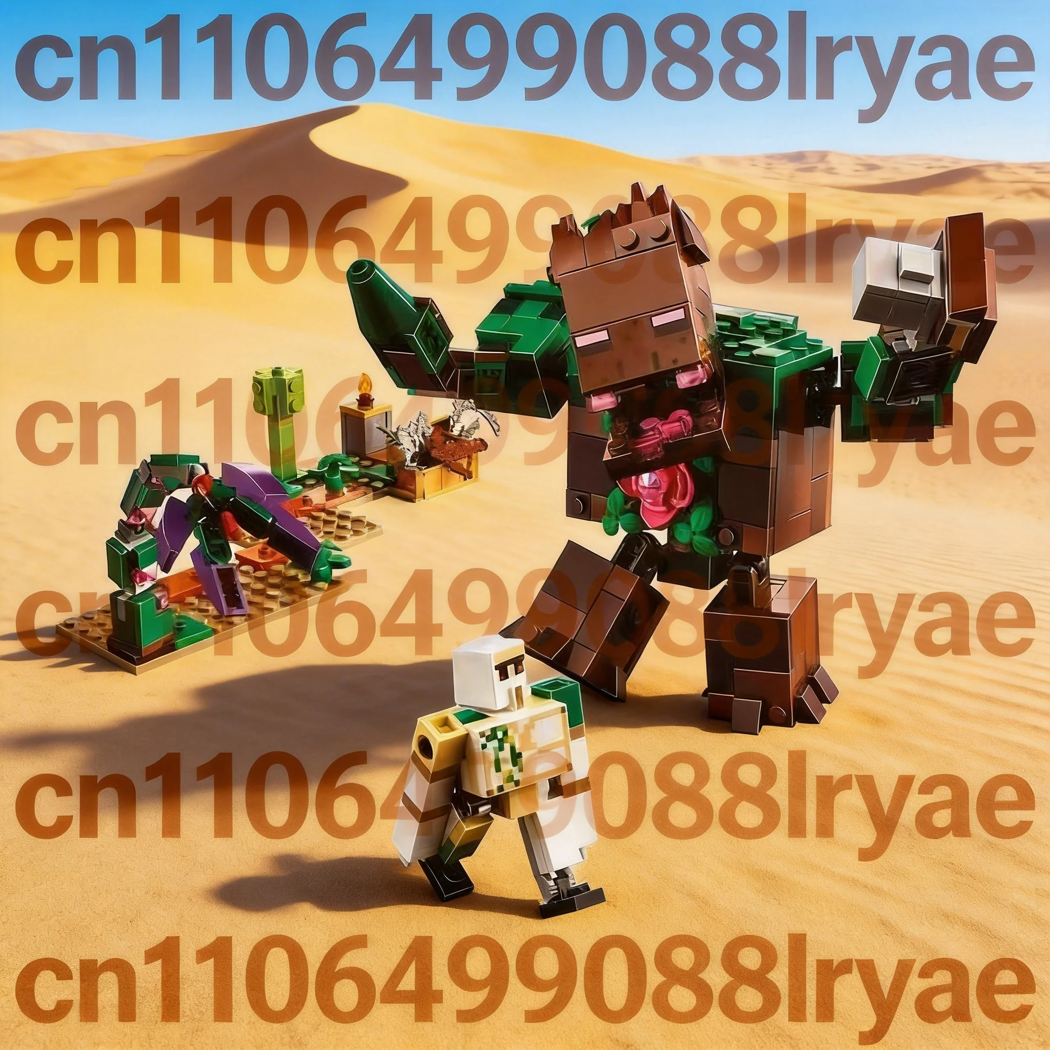 

Новые совместимые строительные блоки World Series 489: Джаунгл Абоминашн, 2026 года выпуска, для мальчиков, подарок на Рождество и День рождения