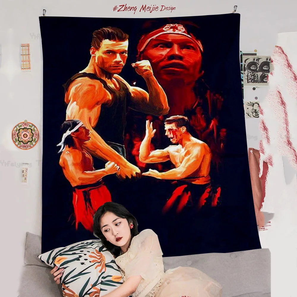 

Movie Bloodsport 1988 Wall Tapestry Home Decoration Hippie Bohemian Decoration Divination INS Home Decor