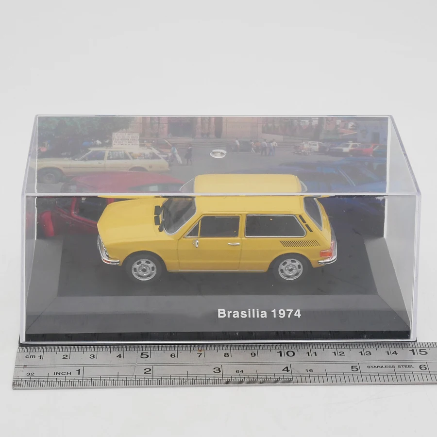 IXO 1:43 Scale Diecast Alloy Brasilia TL 1972 Retro Toys Cars Model Classics Adult Collection Souvenir Gifts Static Display