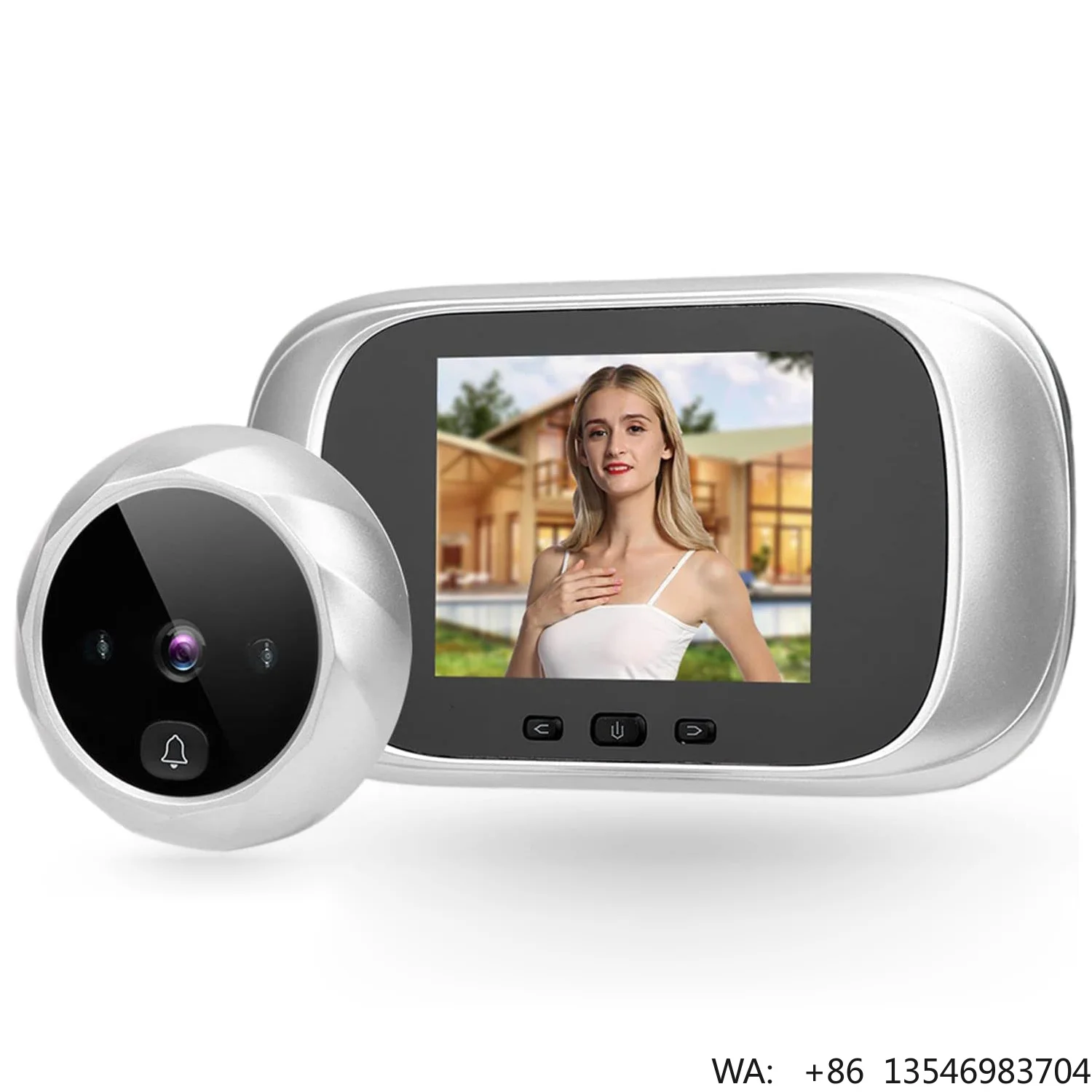 Factory OEM New Wifi Doorbell Door Viewer Peepehole Camera Wifi Visual Electronic Video Viewer