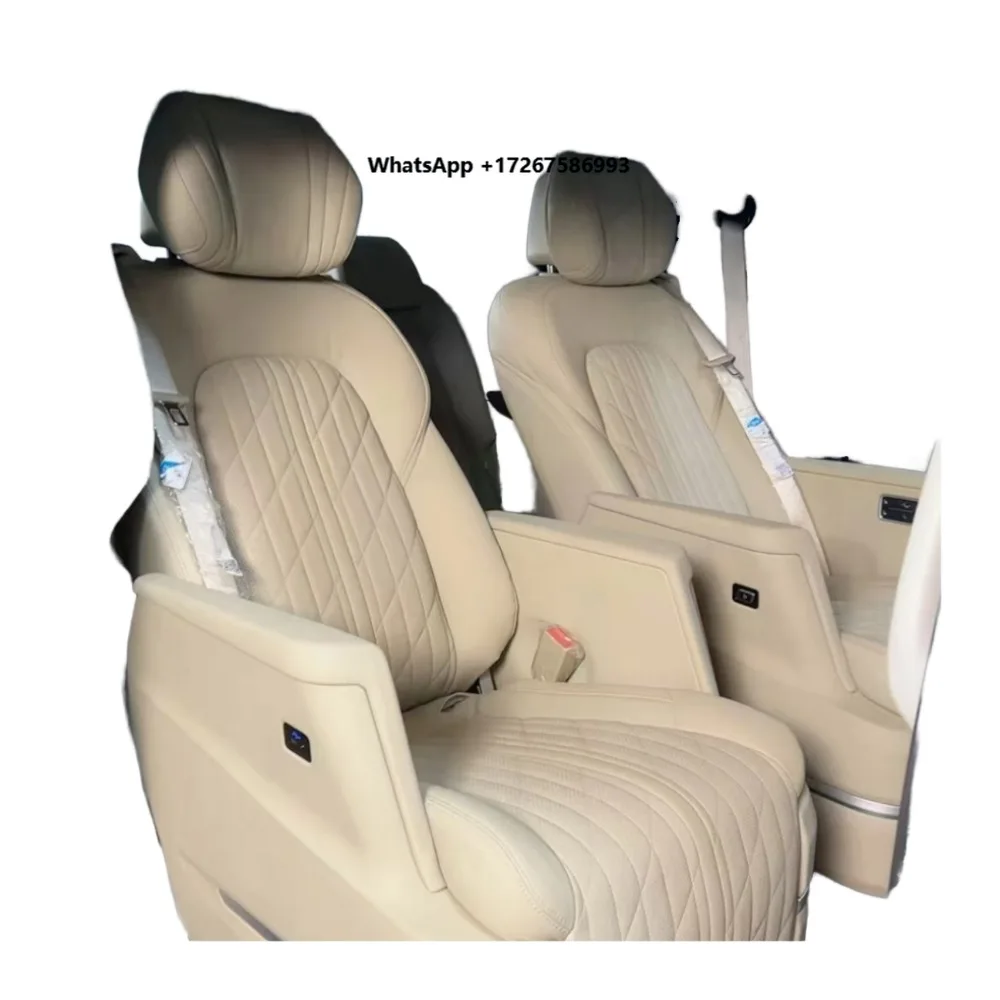 

ST-HD Luxury Car Seats for Alphard Hiace Van Electric VIP Interior Massage Ventilation Modified for Vito Made Leather