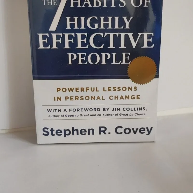 Le 7 abitudini di persone altamente efficaci di Stephen R. Libro di lettura per la gestione professionale originale In inglese Covey