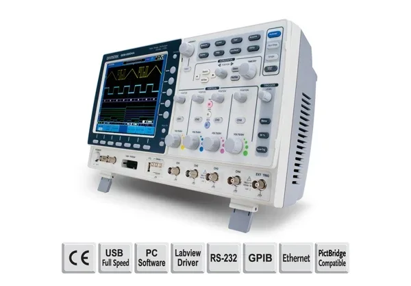 GWINSTEK GDS-2104A 100MHz -300MHz Bandwidth, 2-4 Input Channel Digital Storage Oscilloscope